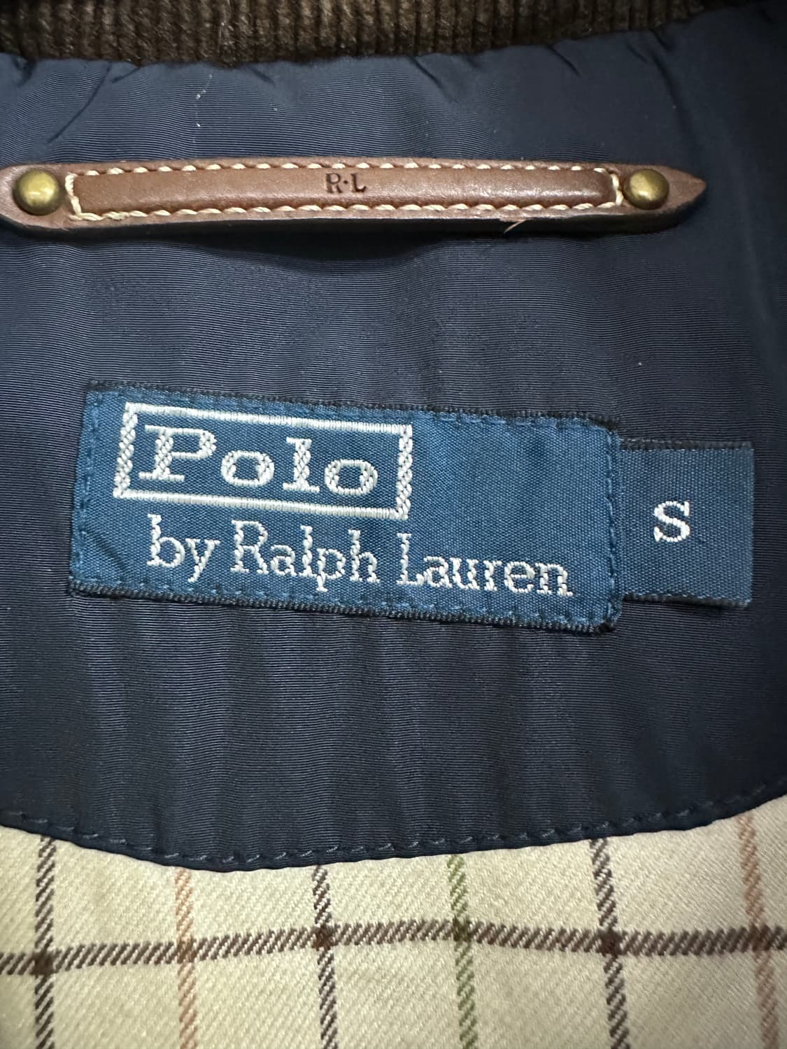 폴로 랄프로렌 누빔 자켓 네이비 상품이미지3