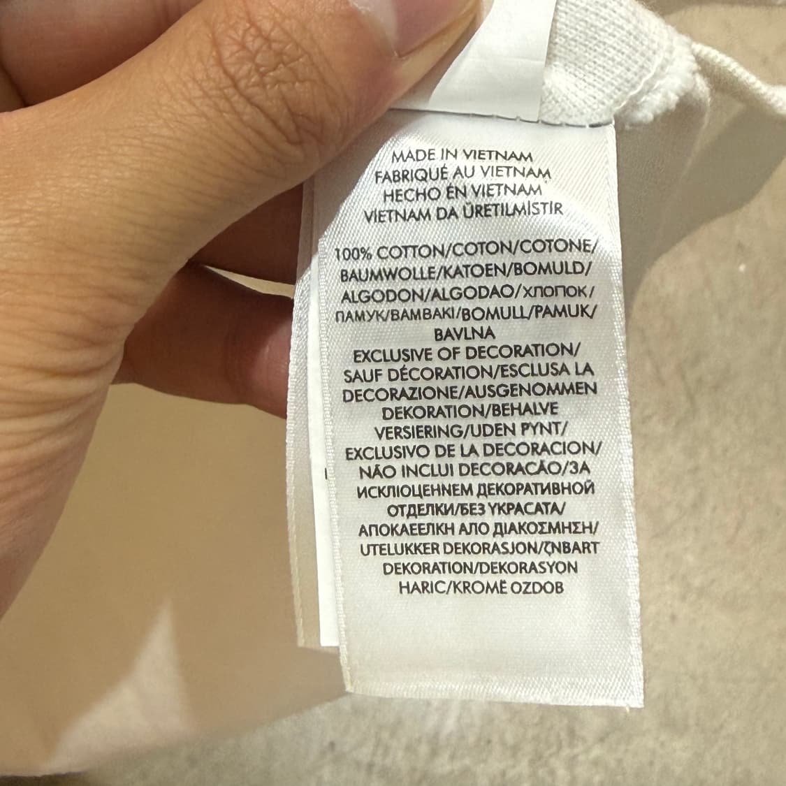 폴로 랄프로렌 M 화이트 카라 반팔티 상품이미지4