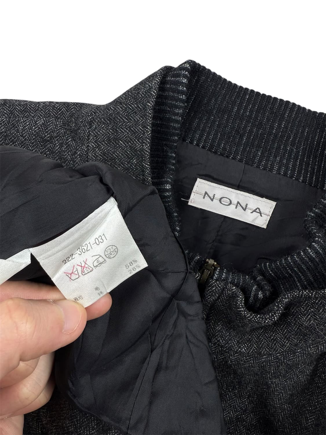 nona 울 집업 자켓 상품이미지7