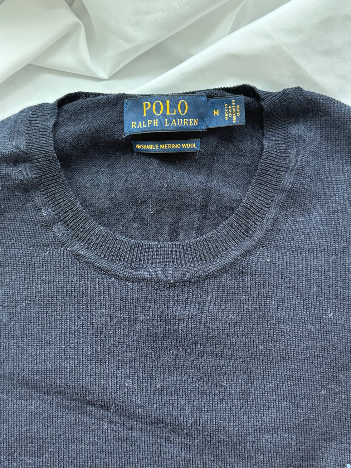 폴로 랄프로렌 워셔블 메리노 울 크루넥 니트 상품이미지8