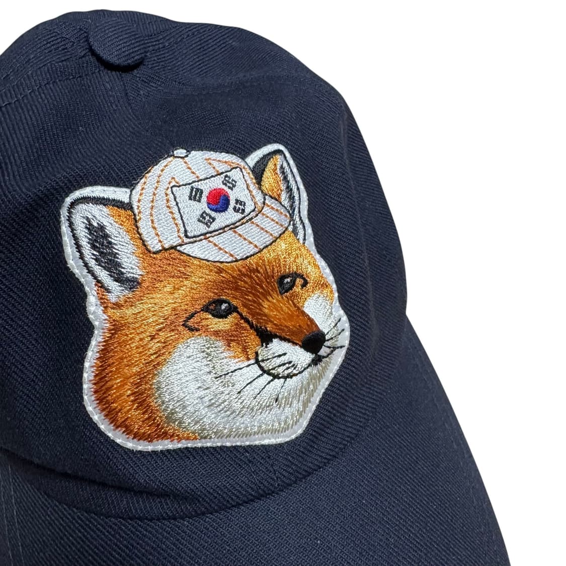 메종키츠네 태극기 여우 네이비 볼캡 상품이미지4
