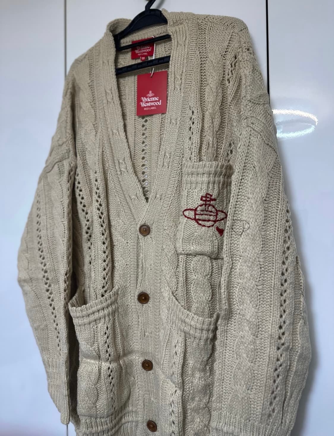 비비안웨스트우드 레드라벨 일본판 울 가디건 남여공용 상품이미지5