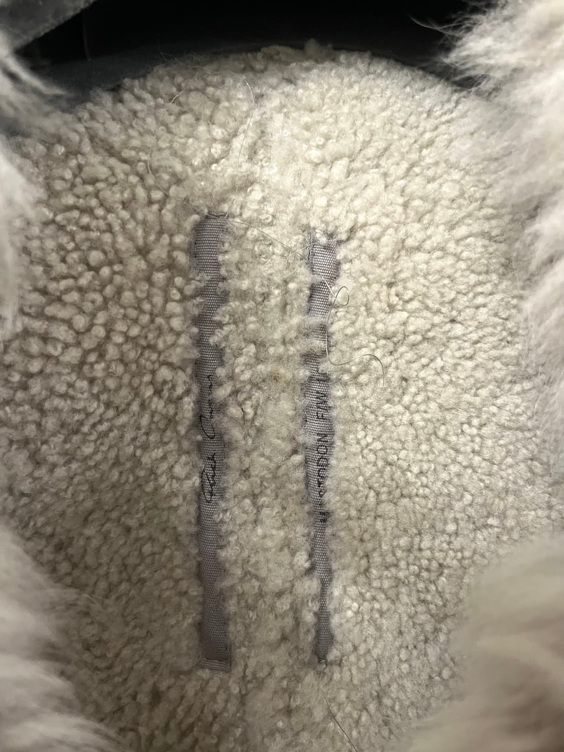 릭오웬스 2016FW 램스킨 퍼 시어링 하이넥 무스탕 바이커 자켓 상품이미지5