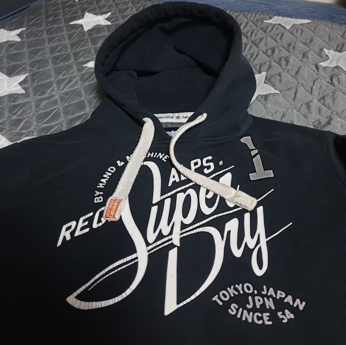 SUPERDRY 수퍼드라이 도쿄재팬 레터링 기모 후드티 블랙 (M) 상품이미지2