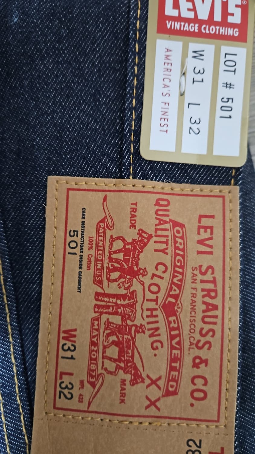 리바이스 LVC 1984 501 리지드 31x32 상품이미지4