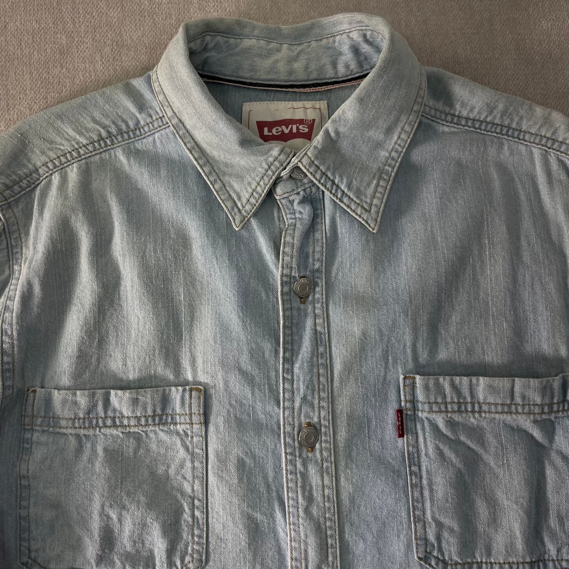 100 리바이스 데님 워크 셔츠 상품이미지2