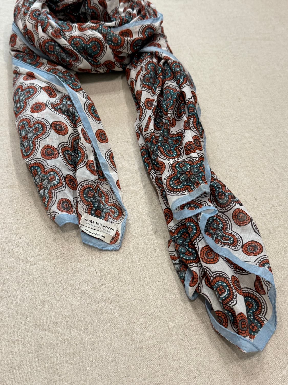 드리스반노튼 에스닉 코튼 대형 머플러 상품이미지4