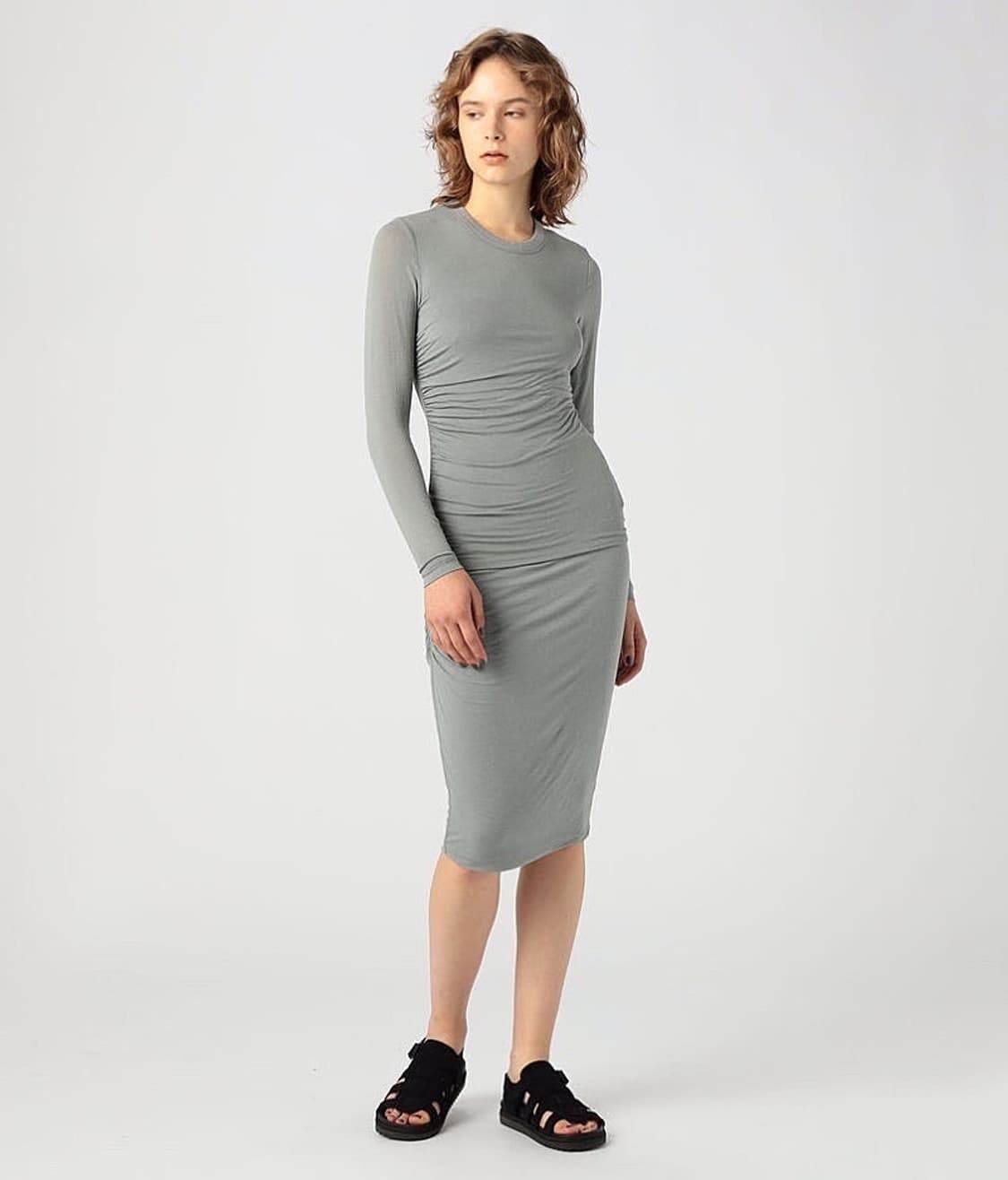 (정품/새상품) 제임스펄스 여성 그레이 셔링 롱슬리브 상품이미지7