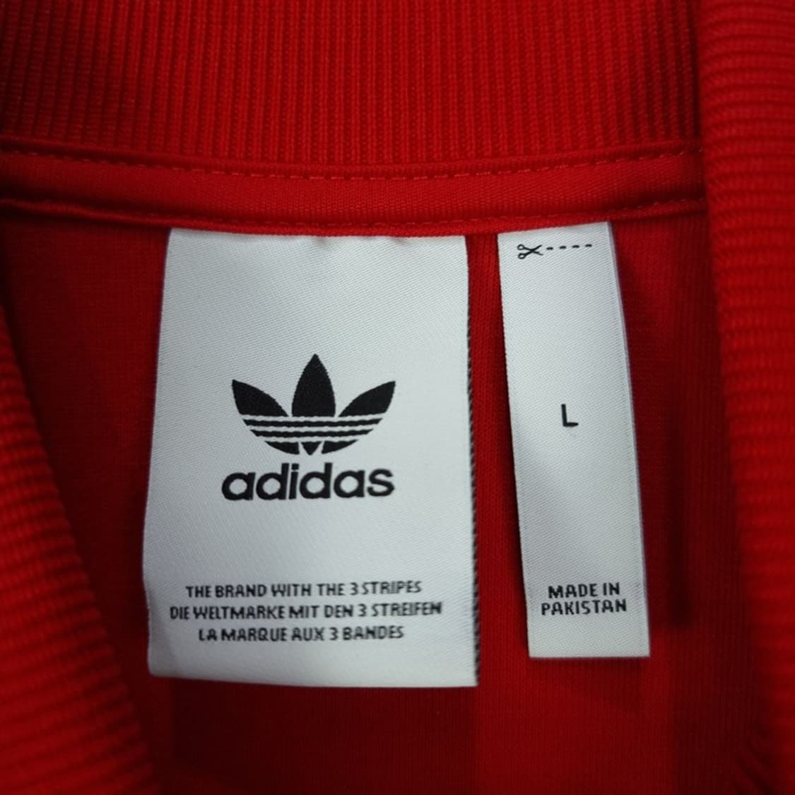 [아디다스] 슈퍼스터 져지 트랙탑 집업 자켓 레드 M18782 상품이미지8