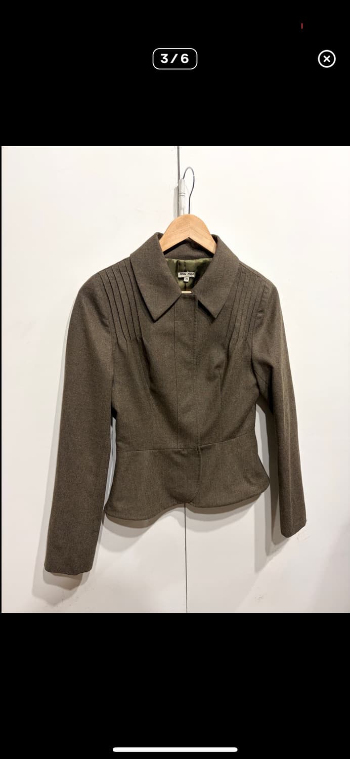 미우미우 울 자켓 상품이미지3