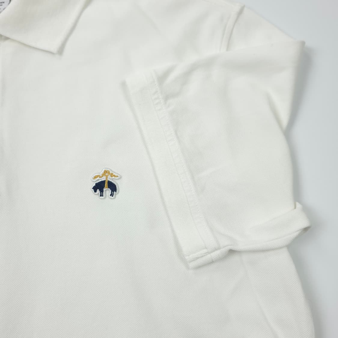 브룩스브라더스 수피마코튼 반팔카라티 화이트 (L) 상품이미지3