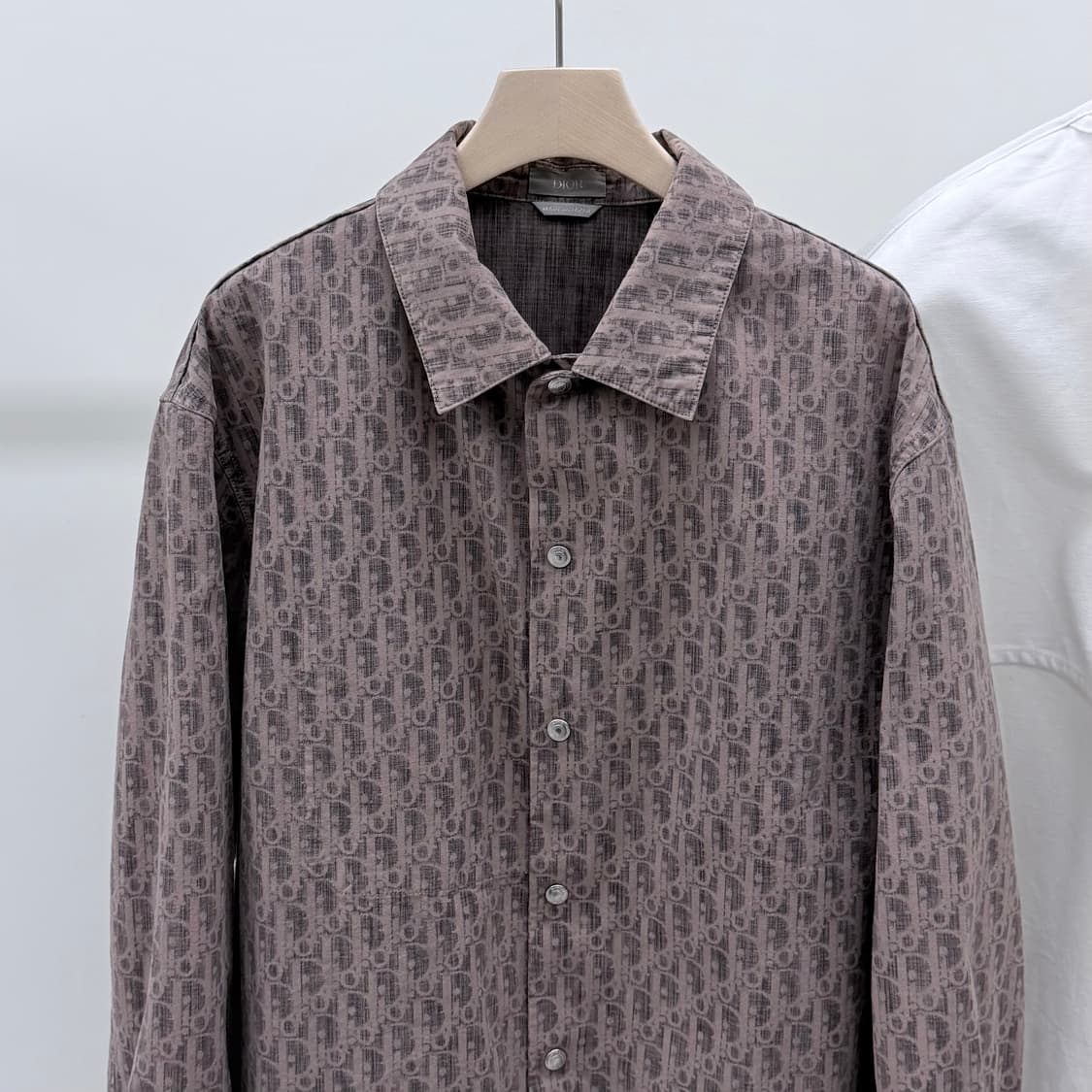 [S+급/52] 디올 오블리크 카스리 데님 셔츠 자켓 브라운 상품이미지2