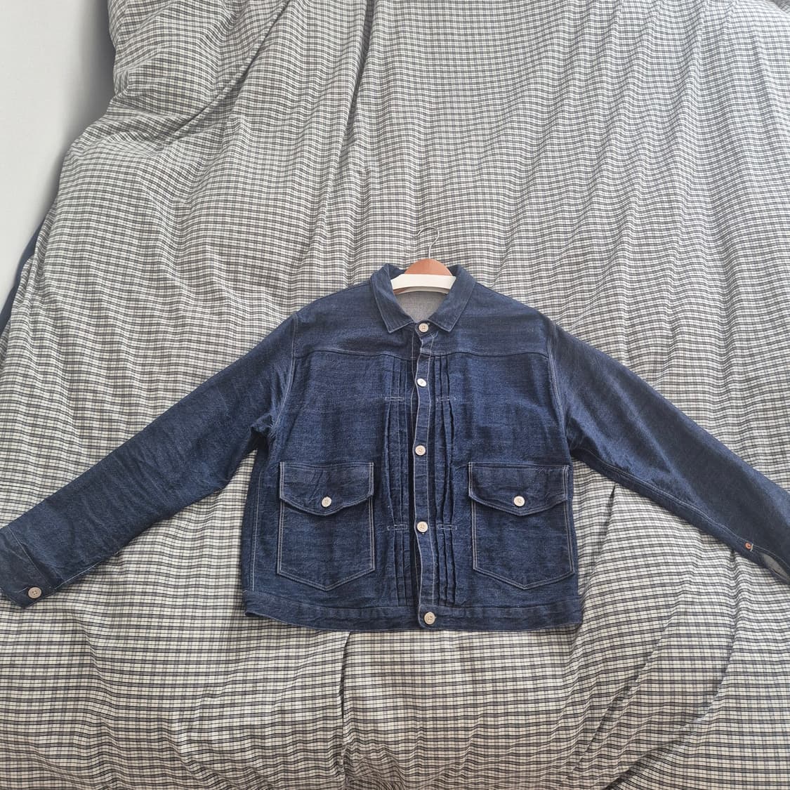 Lvc 1879 데님자켓 소킹1회 상품 미사용 XL 상품이미지3