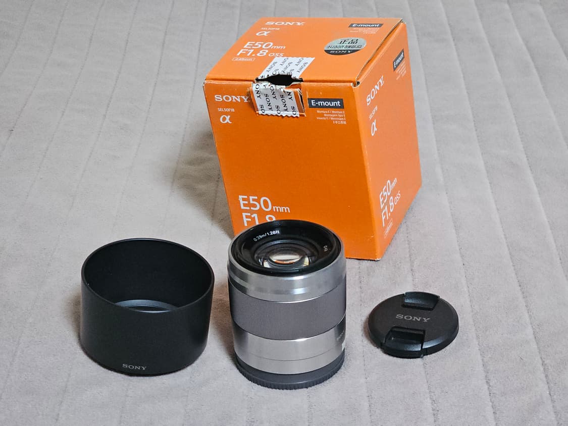 소니 E 50mm F1.8 OSS 렌즈 상품이미지1