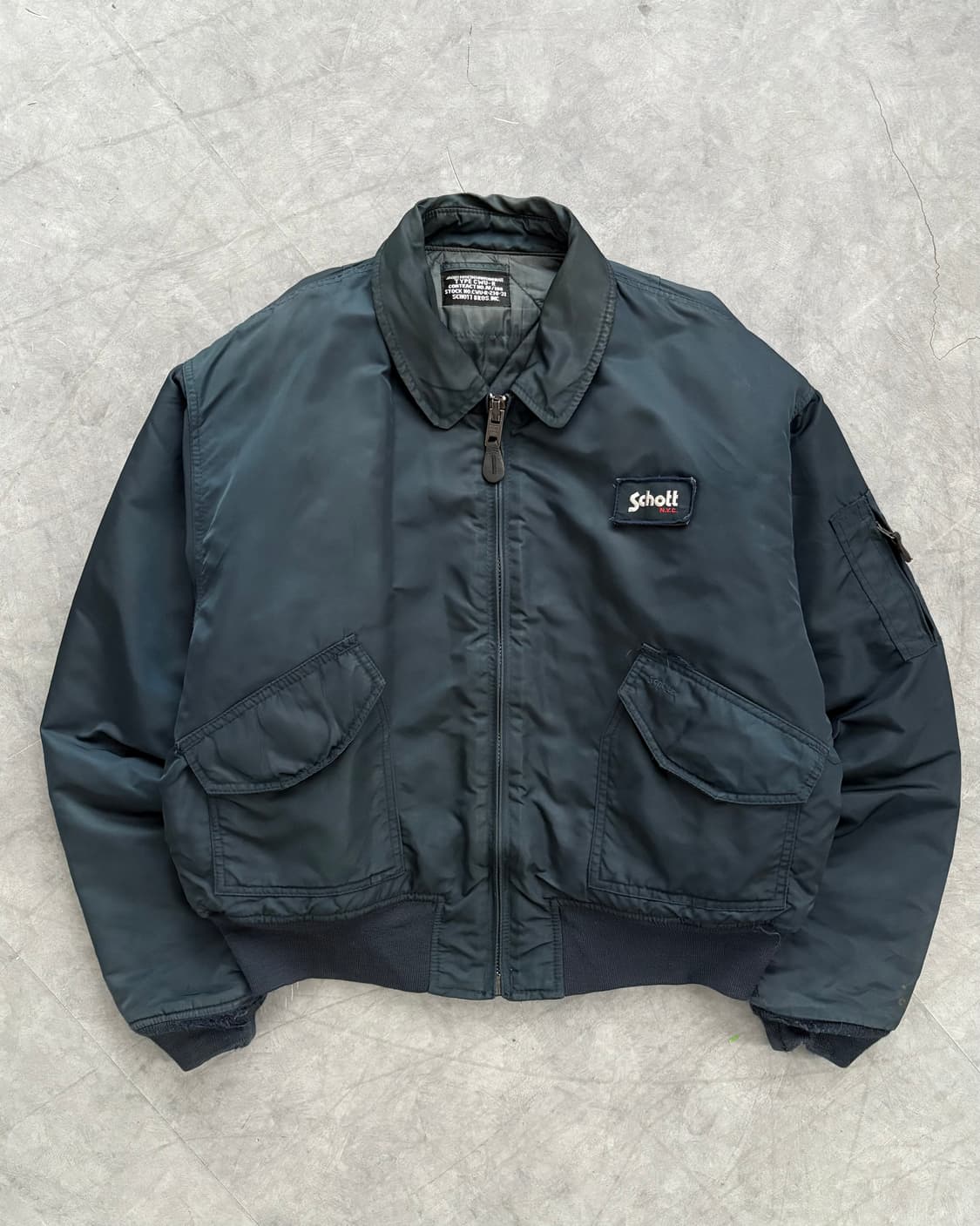 Schott 쇼트 CWU 플라이트 봄버 자켓 상품이미지1