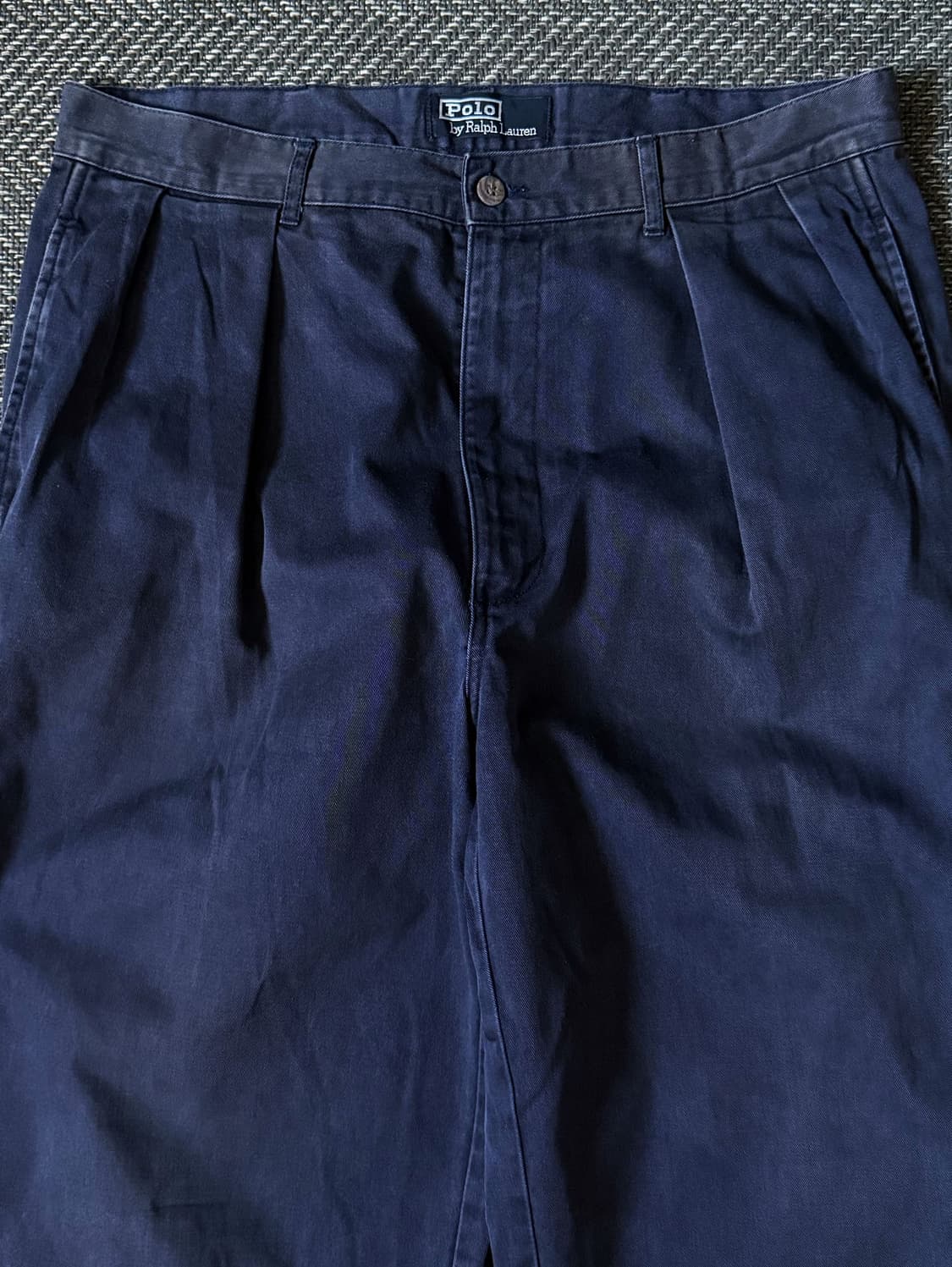 (34) 90s 폴로 랄프로렌 올드라벨 더블 플리츠 치노 팬츠 상품이미지2
