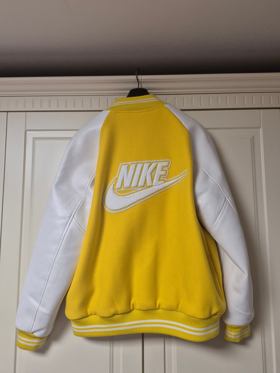 [L]나이키 x 니고 바시티 자켓 스피드 옐로우 상품이미지2