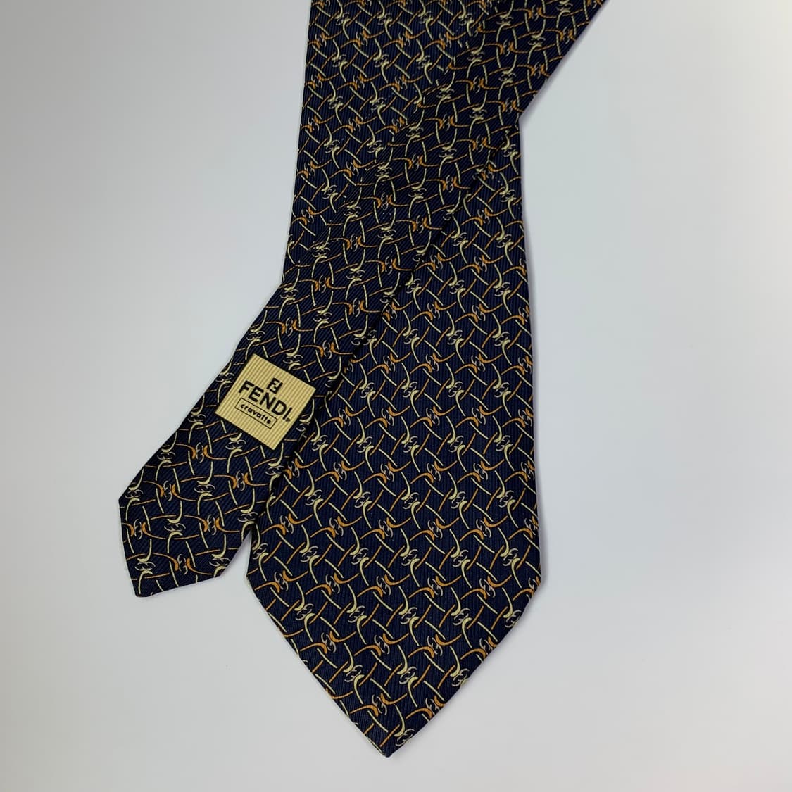 펜디(FENDI) FF모노그램 기하학적패턴 명품넥타이 A+등급 상품이미지4