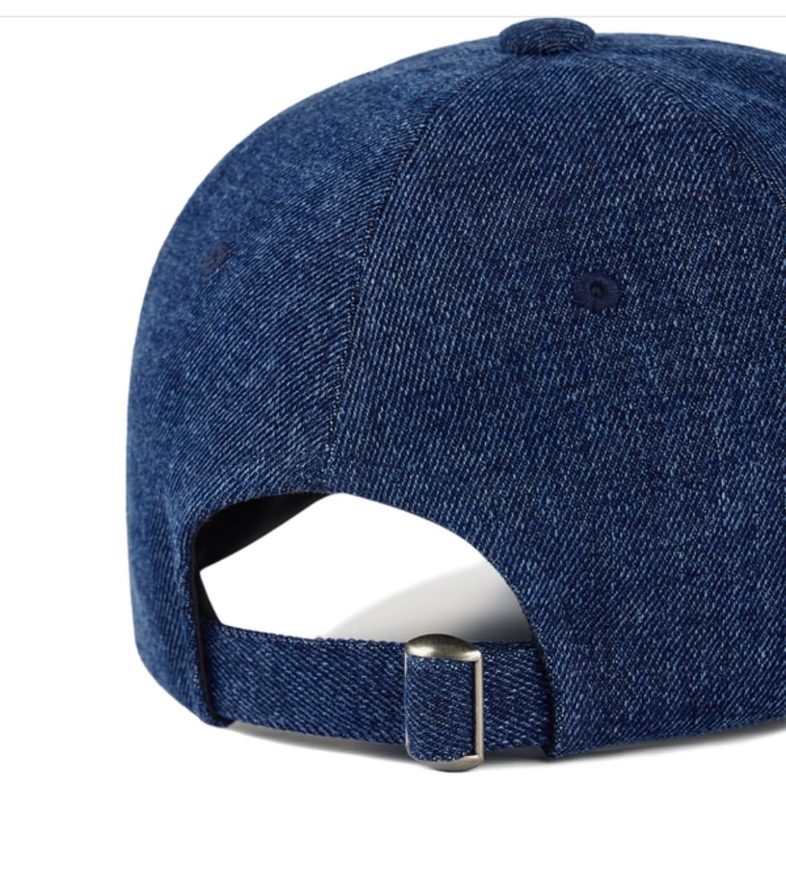 새상품) 다이닛 DEINET 로고 데님 볼캡 블루 상품이미지4