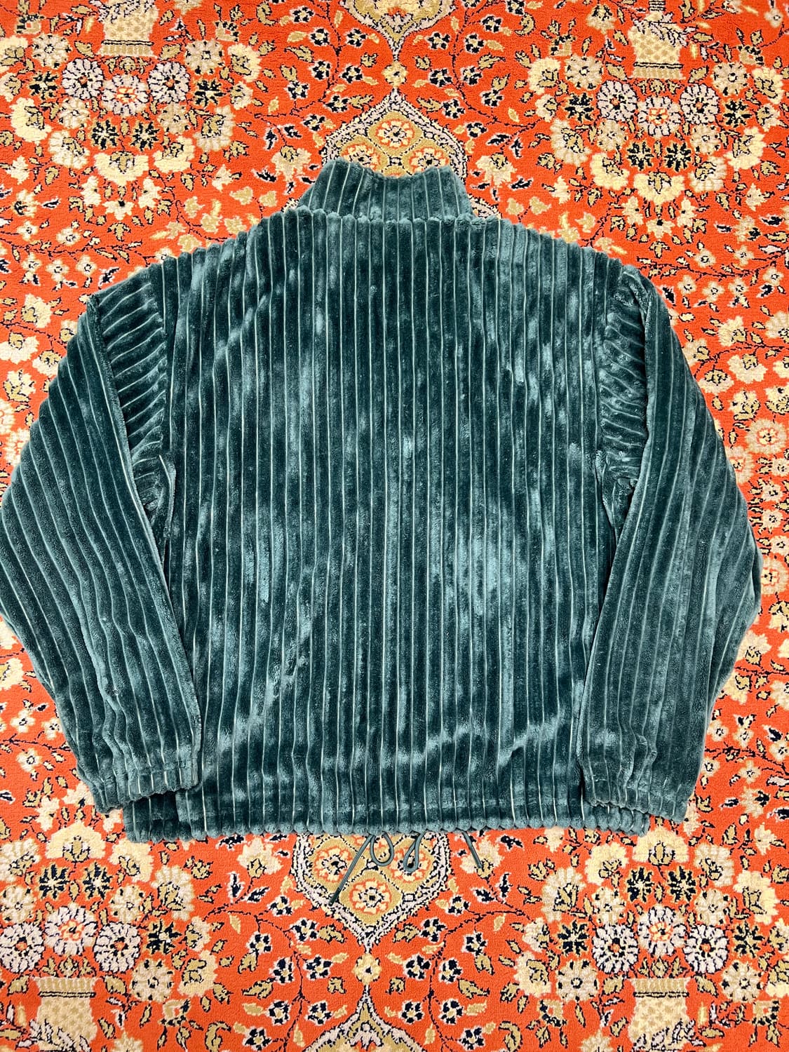 아디다스 벨벳 아노락 맨투맨 그린 L 상품이미지2