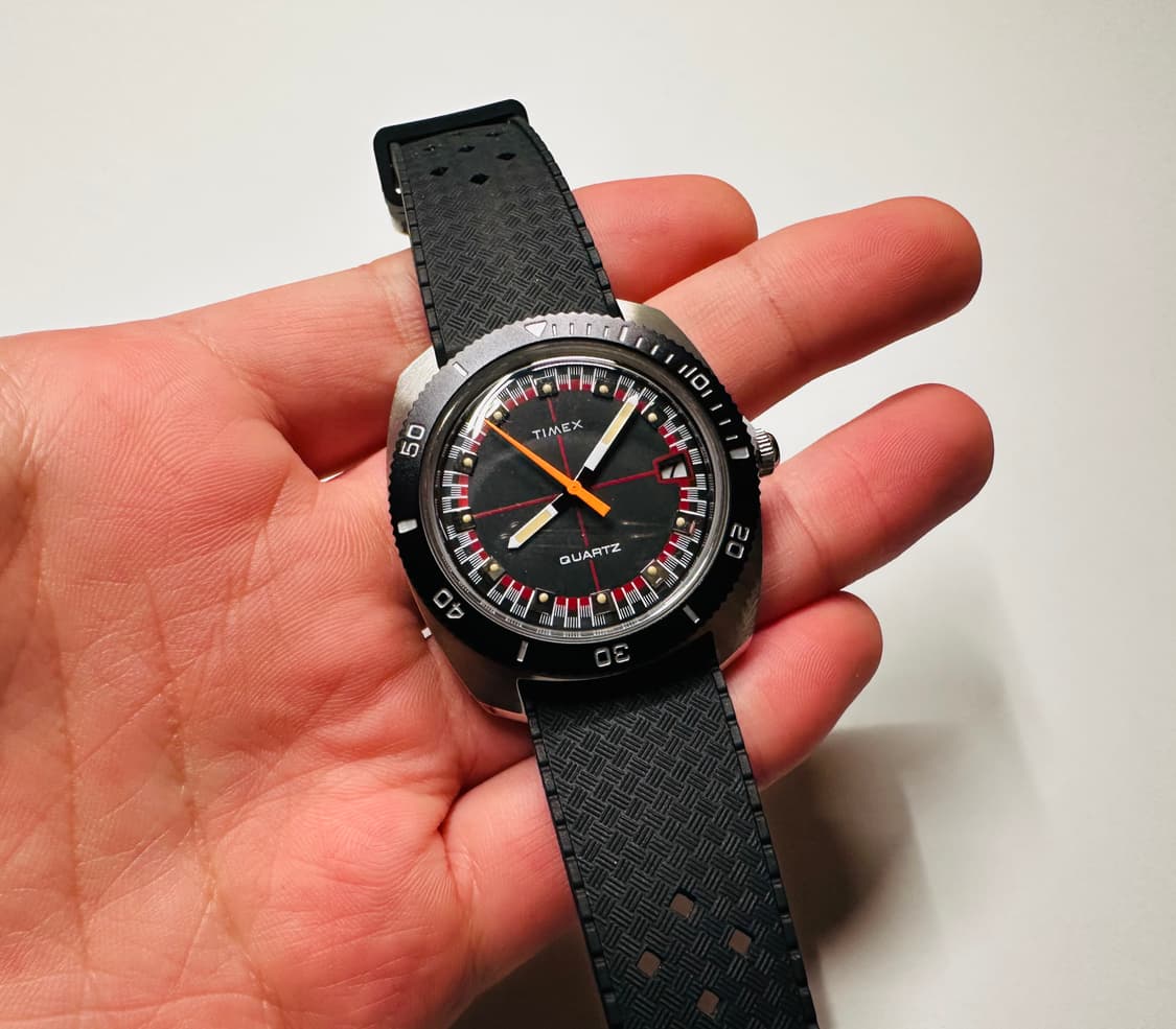 타이맥스 벨로시티 리이슈 1971 쿼츠 시계 판매 상품이미지1