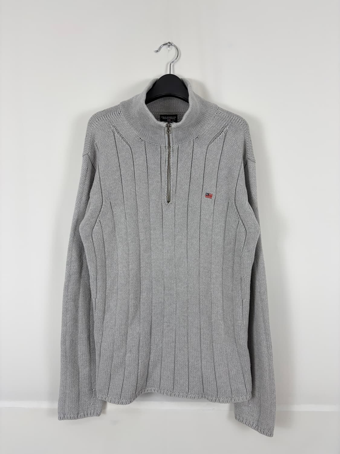 a22) 폴로랄프로렌 폴로진스 반집업 헤비 니트 상품이미지1