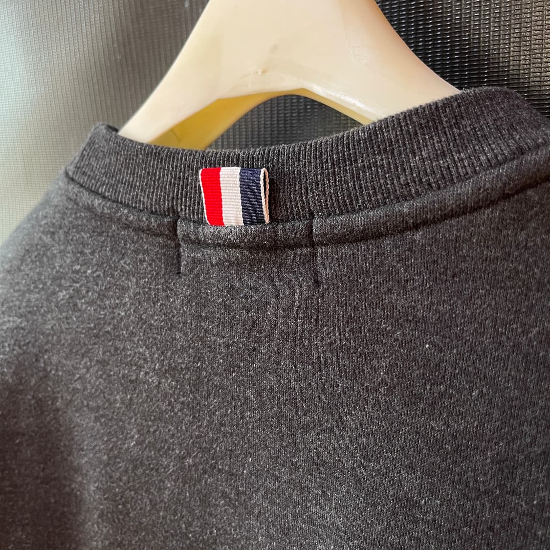  톰 브라운 기모 스웻 셔츠 4bar, 트리컬러 상품이미지10