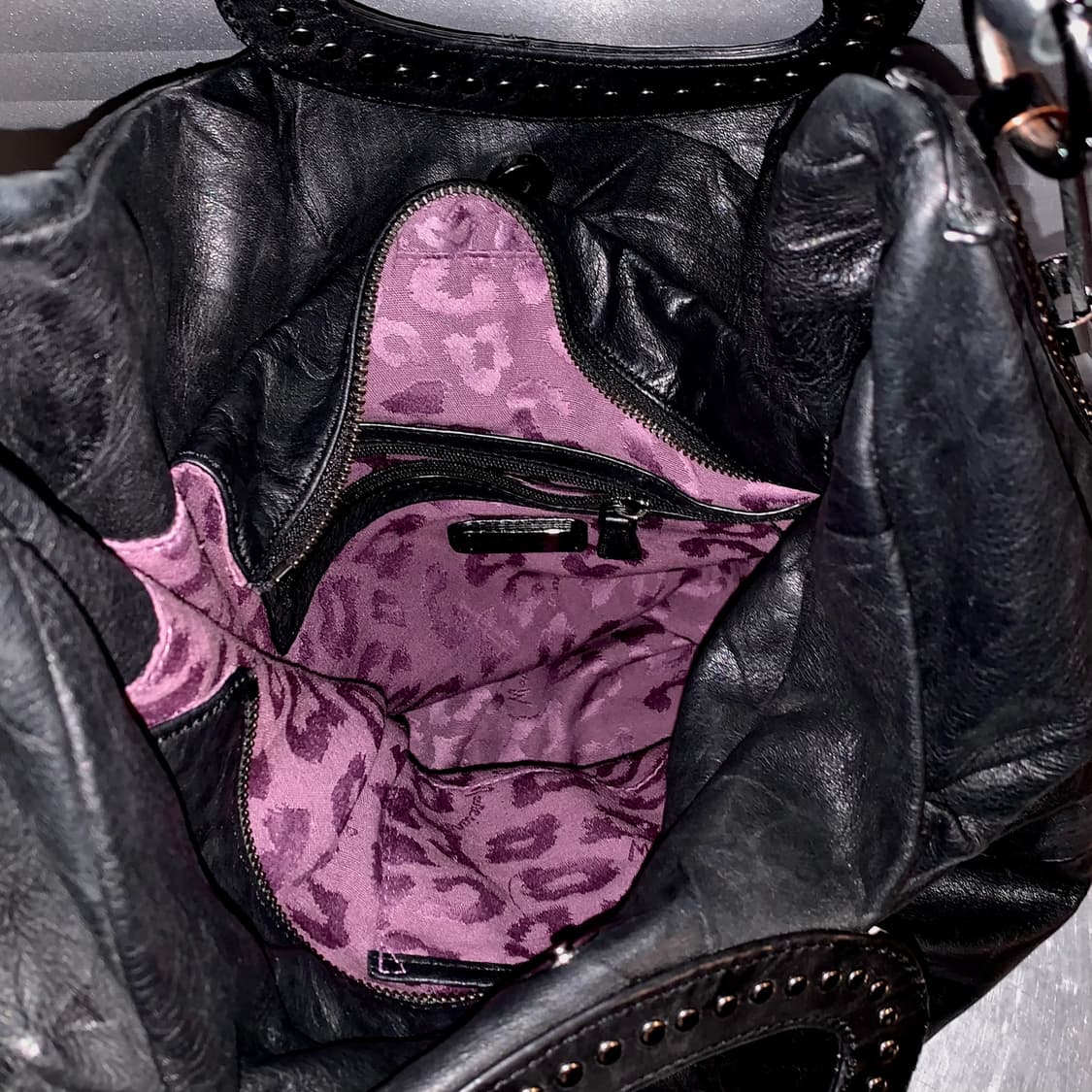 00s 게스 XL 레더 노트 퍼스 가방 상품이미지6