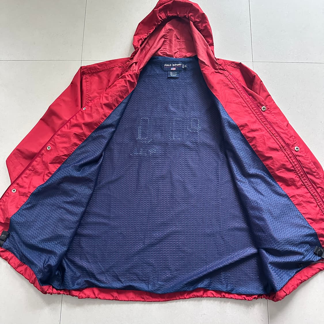 90s 폴로 스포츠 윈드브레이커 자켓 XL 상품이미지8