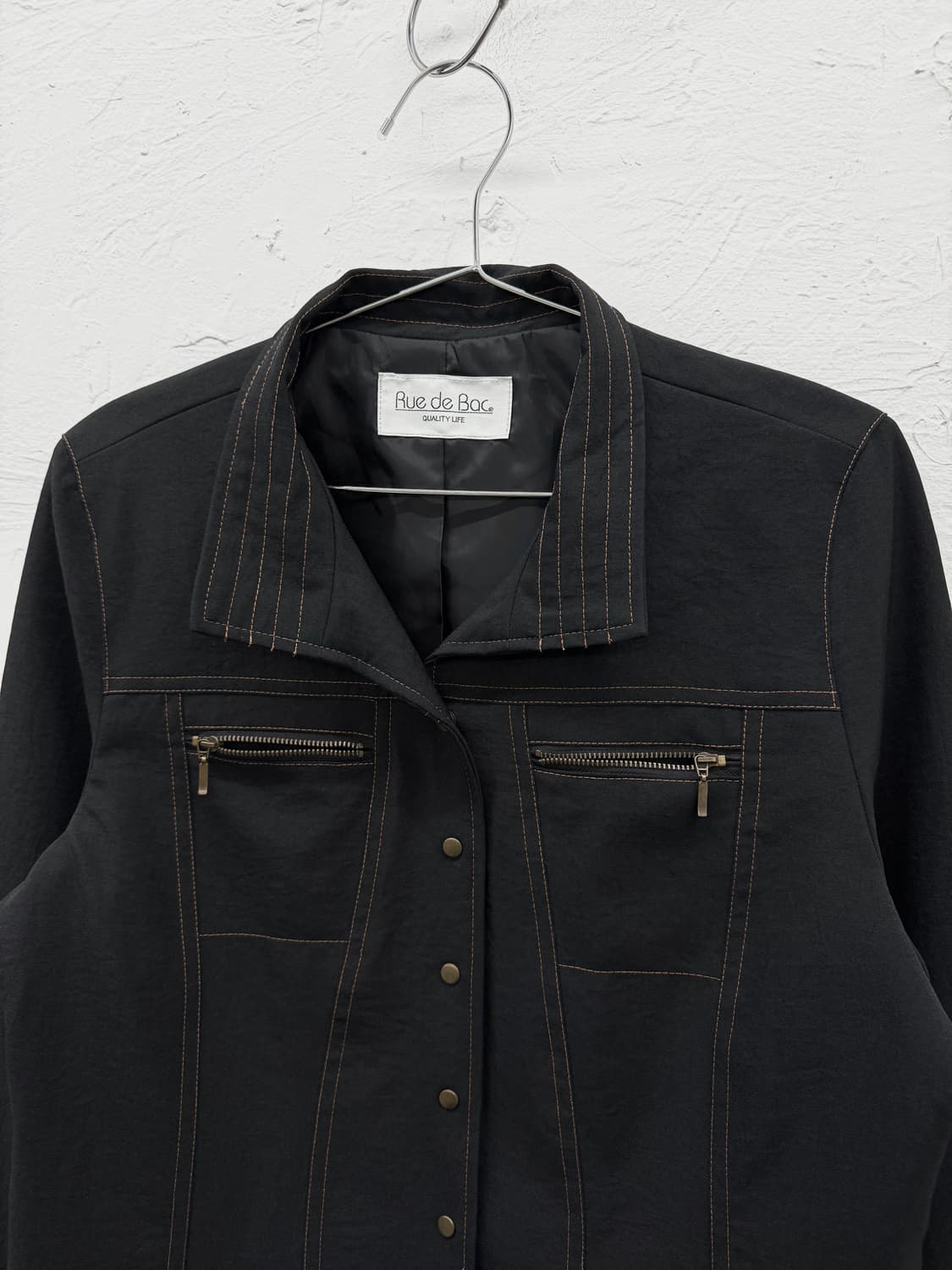 rue de bac 스티치 버튼 자켓 상품이미지2