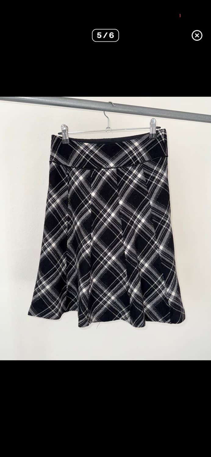 피쉬룸 빈티지 빈티지 체크 울스커트/ 구매가 32,000 상품이미지7