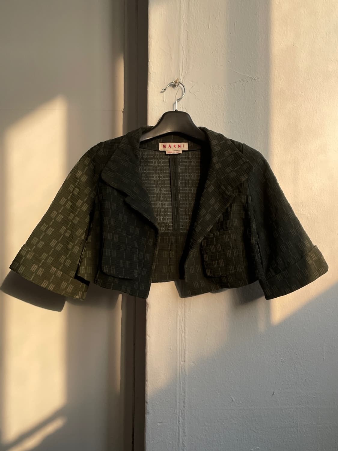 마르니 크롭 코튼 자켓 상품이미지2