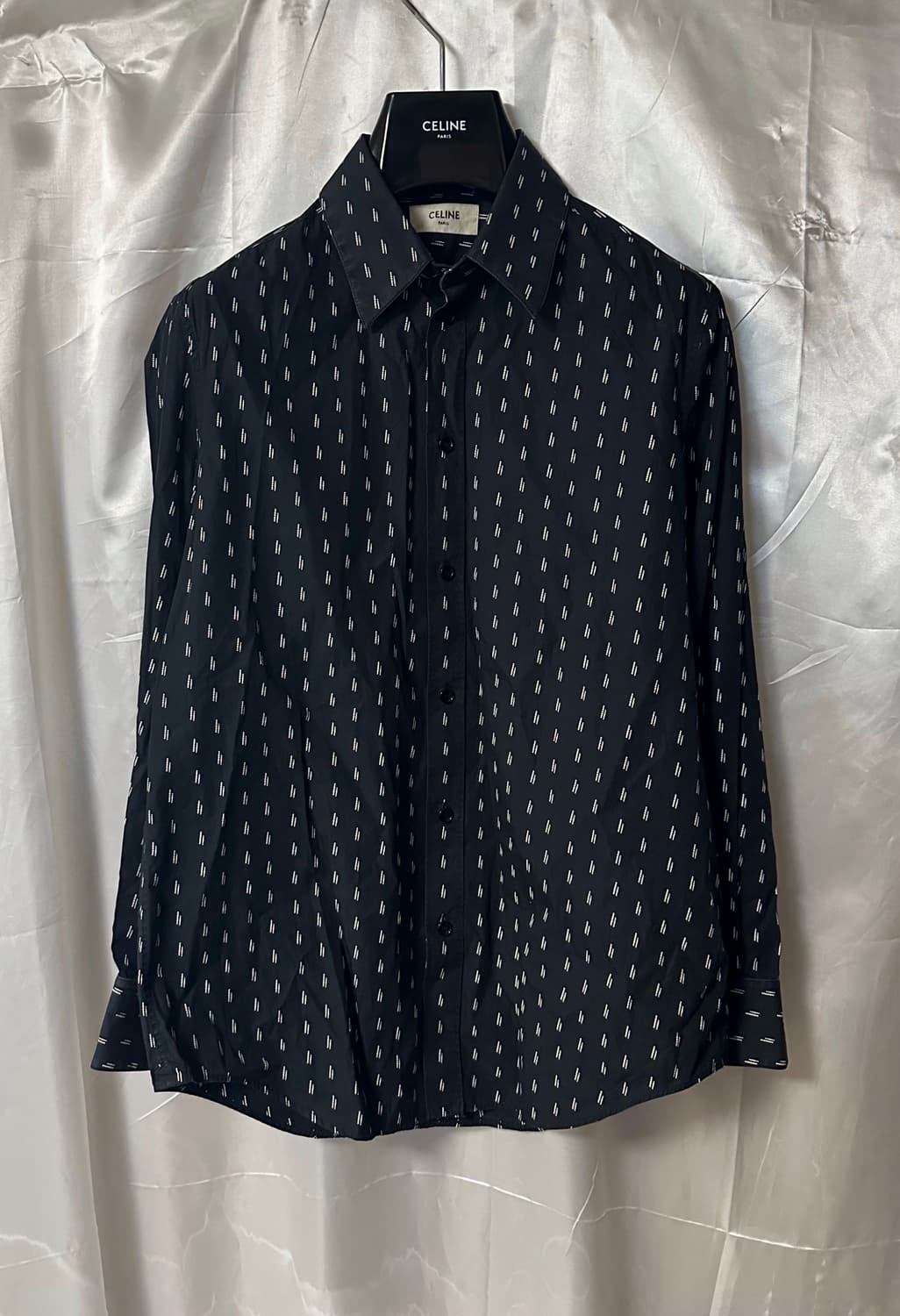 셀린느 SS19 에디기 도트 셔츠 상품이미지1