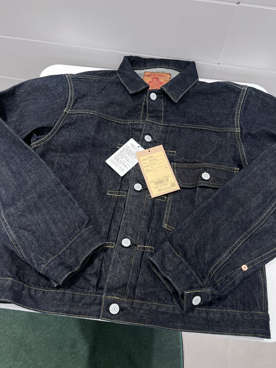 제라도 407exx 데님자켓 m사이즈 새상품 판매합니다. 상품이미지1