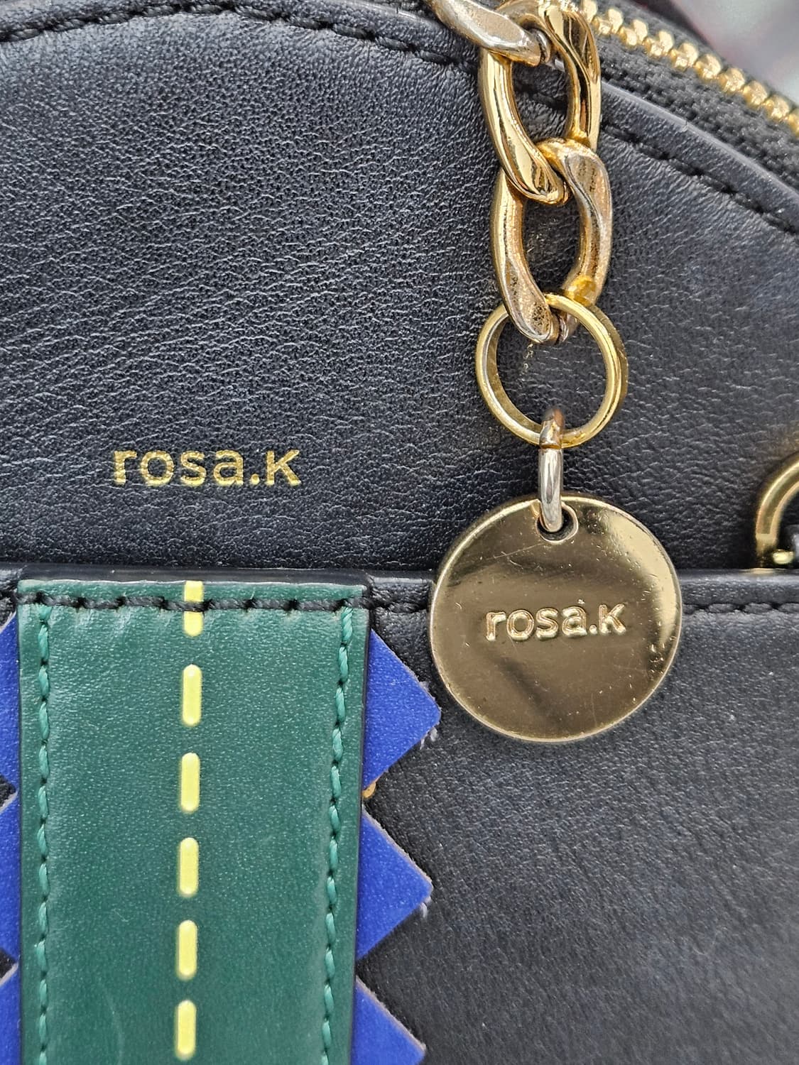 로사케이(rosa.K) 블랙 미니 토드백 상품이미지4