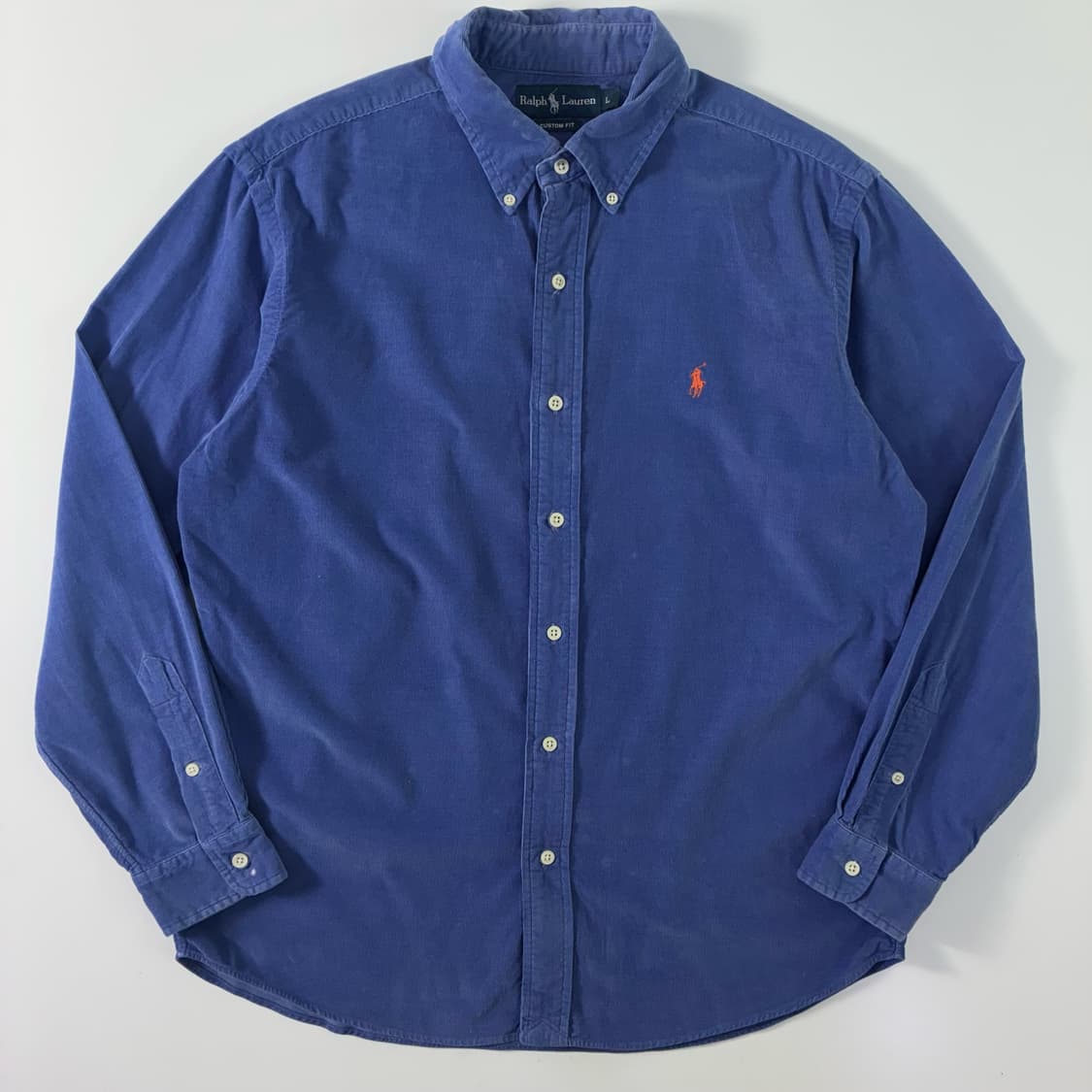 Polo  폴로 랄프로렌 자수 코튼 다크블루 셔츠  상품이미지1