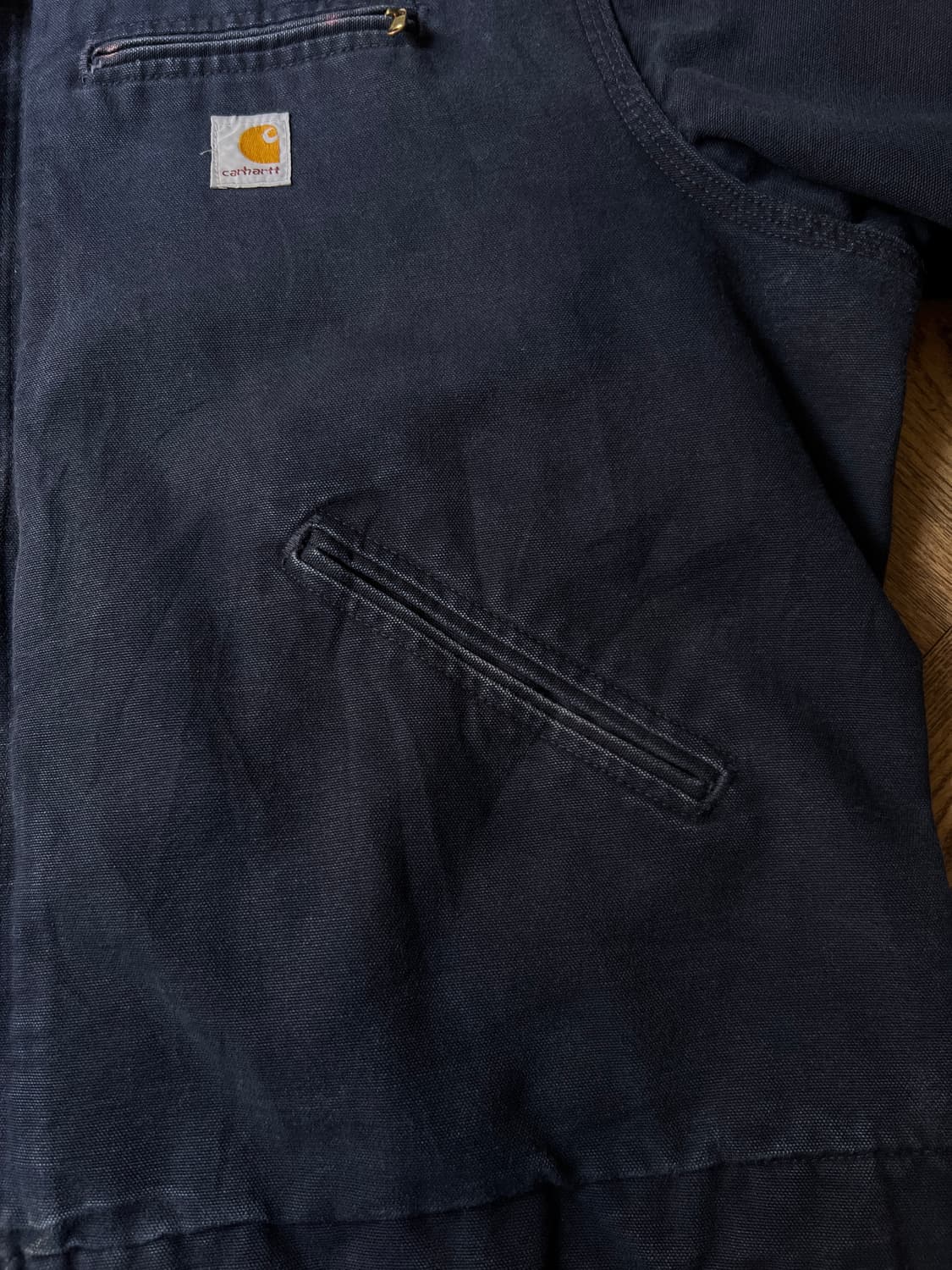 [XL]칼하트 J01 디트로이트 다크네이비 워크자켓 상품이미지5