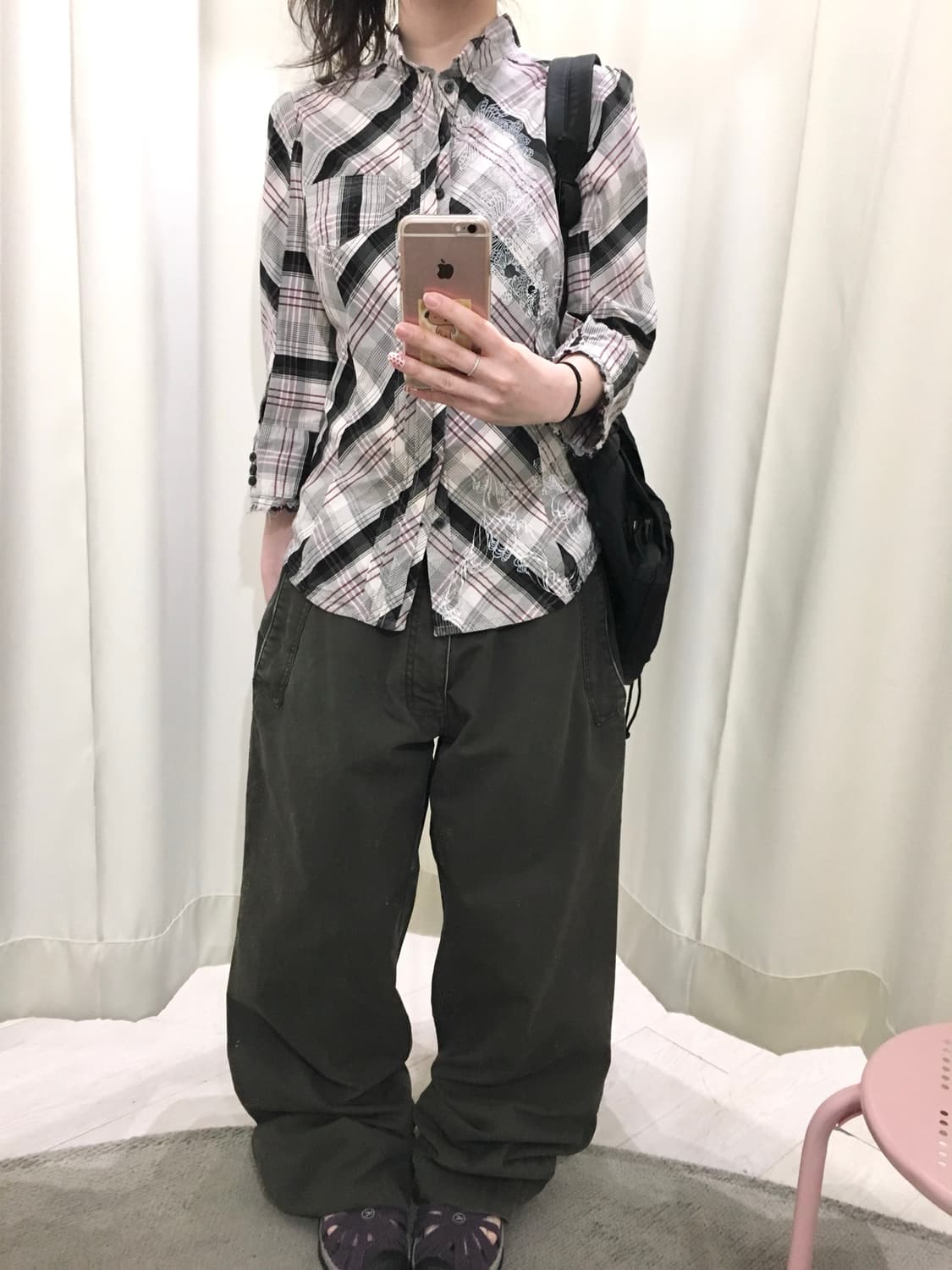 DIESEL check slim shirt 상품이미지2