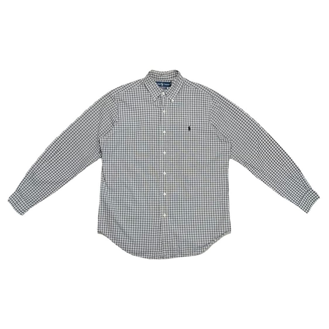 폴로랄프로렌 클래식 핏 체크 셔츠 올리브 M 상품이미지1