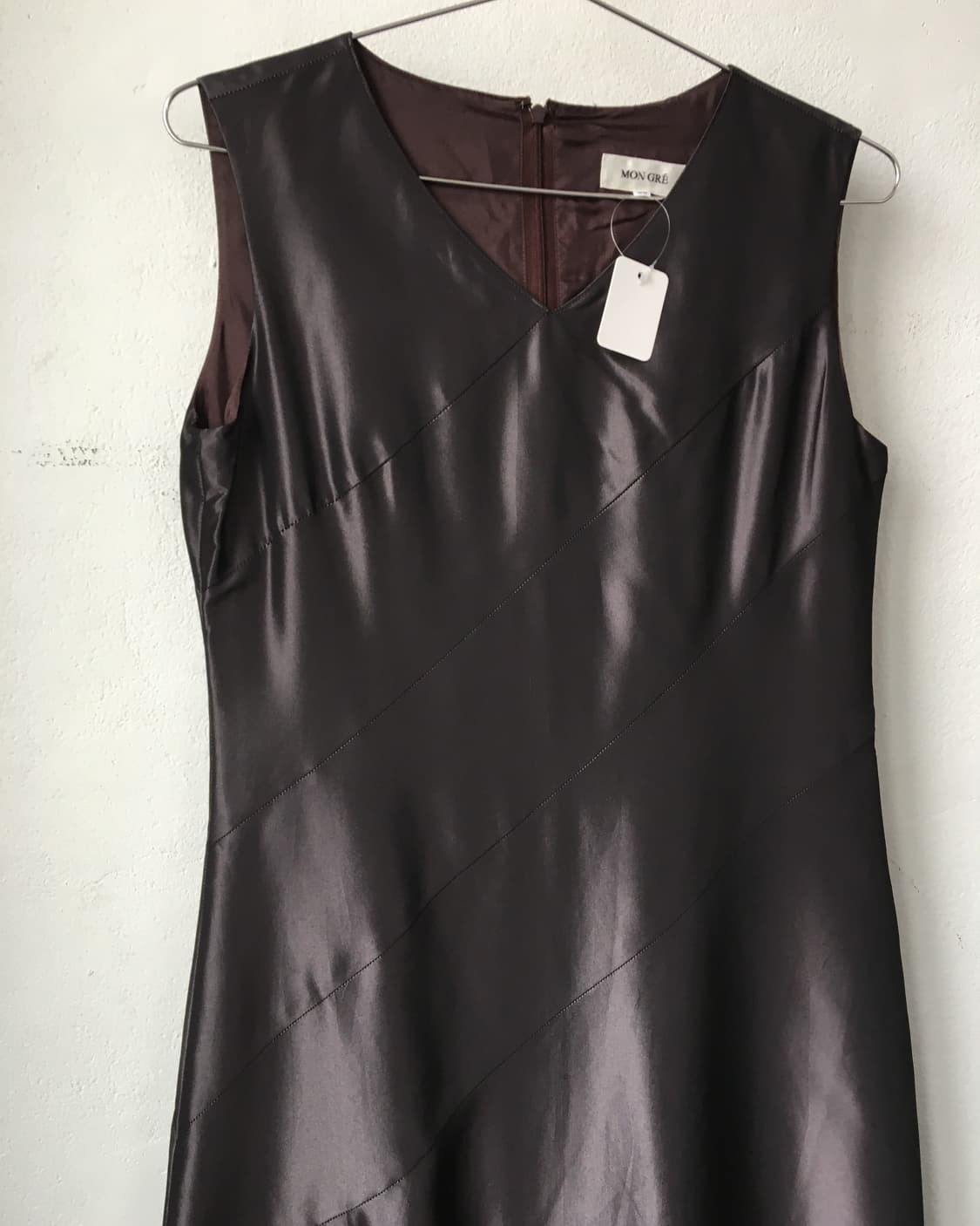 Glossy sleeveless onepiece 상품이미지4