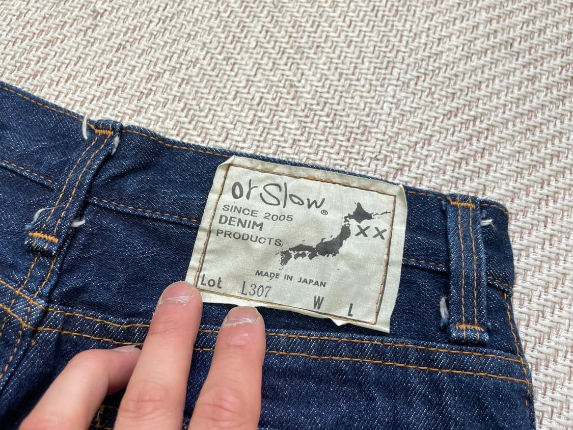 Orslow 오어슬로우 307 데님팬츠 상품이미지3