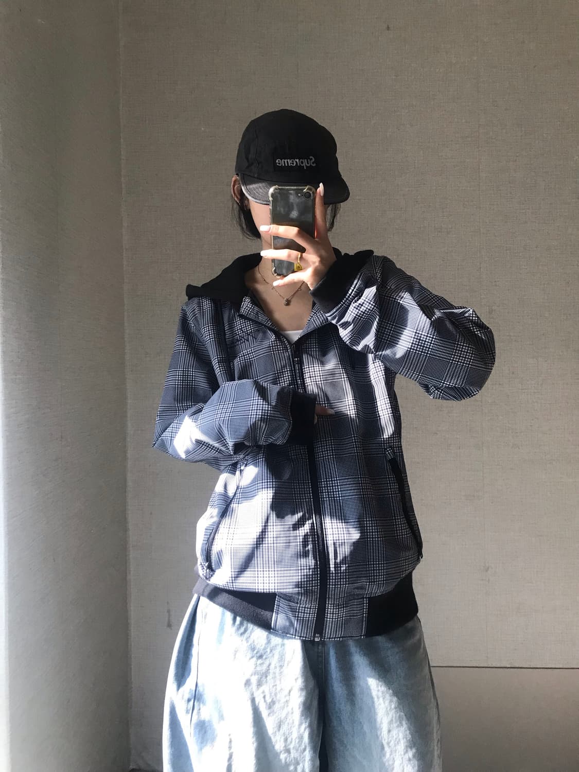 홀리스터 체크 후드 자켓 상품이미지5