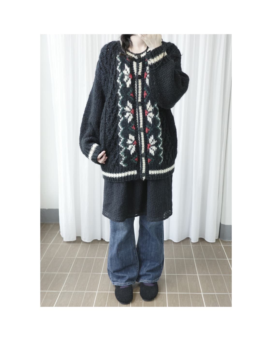 Vintage knit cardigan 상품이미지2