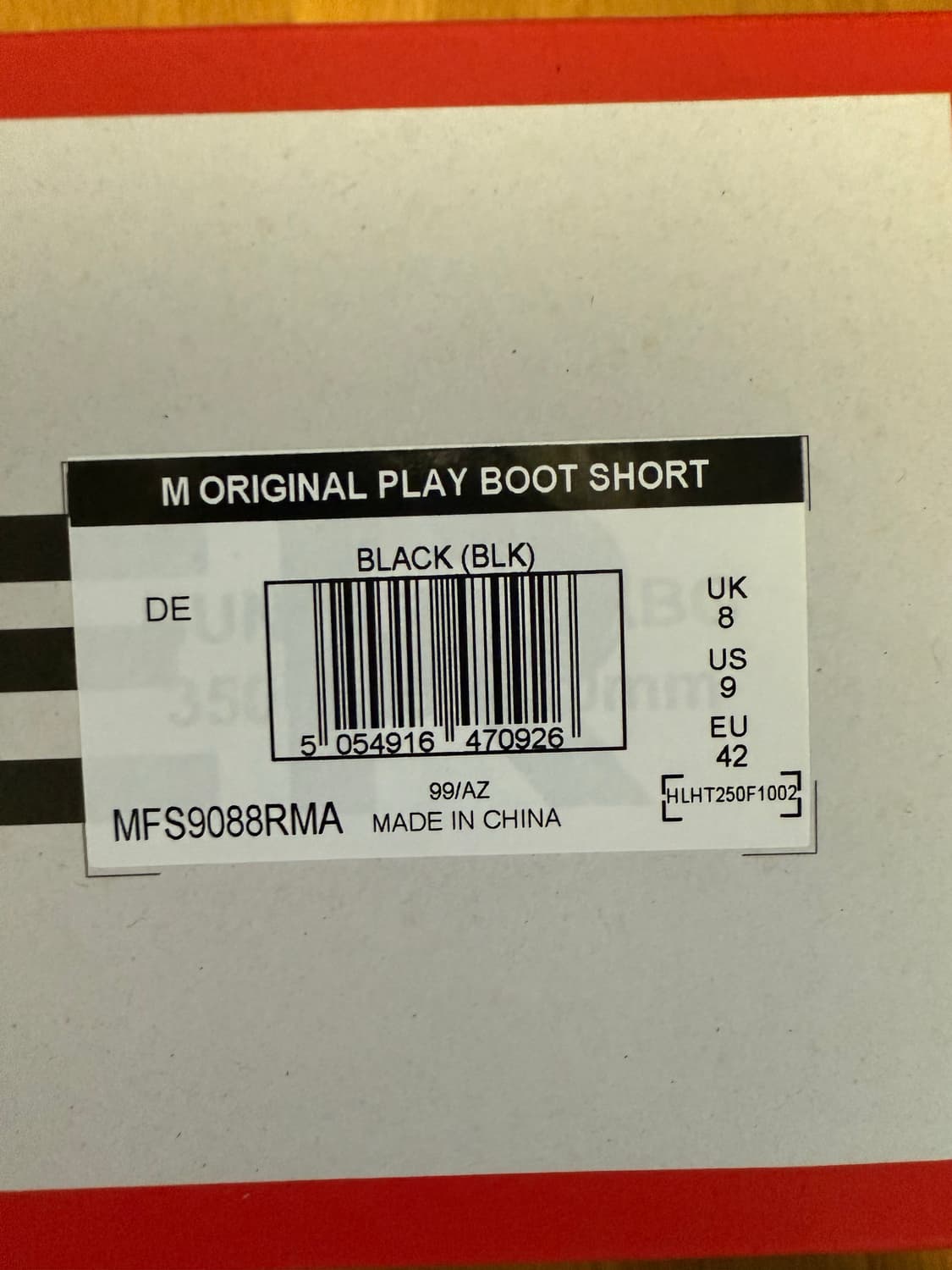 [MEN] 오리지날 플레이 숏 레인부츠 - 블랙 MFS9088RMABLK 상품이미지3