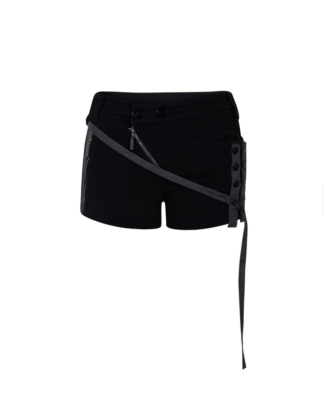 (새상품) 플노팔 타나 버튼 쇼츠 딥블랙 플리즈노팔로우 상품이미지1