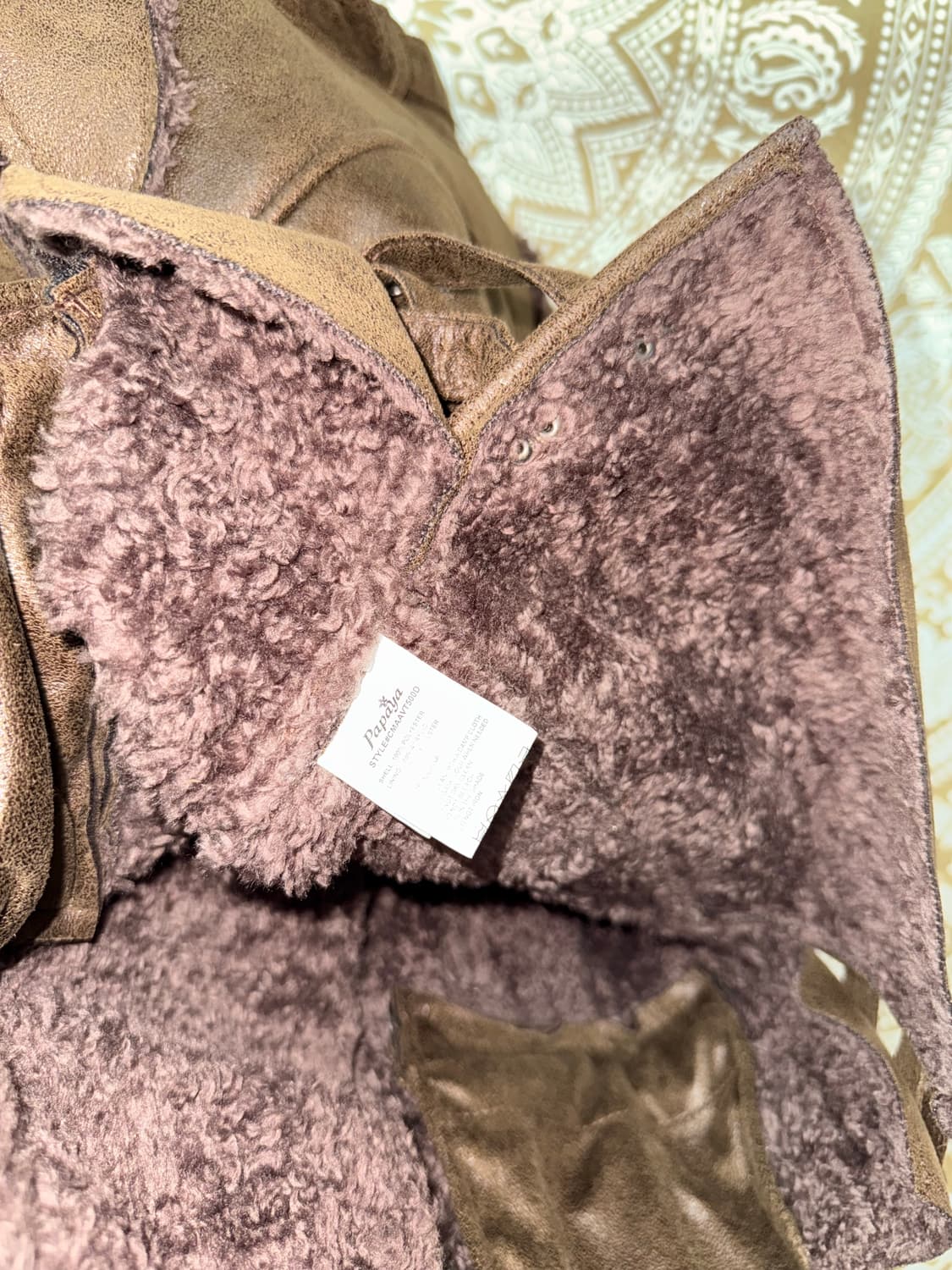 Papaya 양털 스웨이드 베스트 자켓  상품이미지7