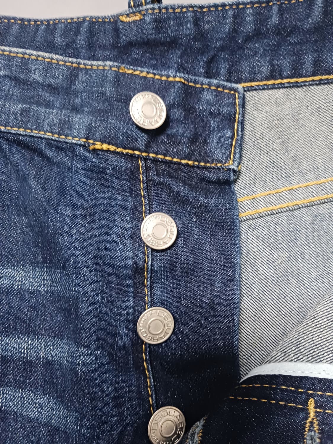 [30] 디스퀘어드2 네온밴딩 파이핑 바이커진 청바지 상품이미지6