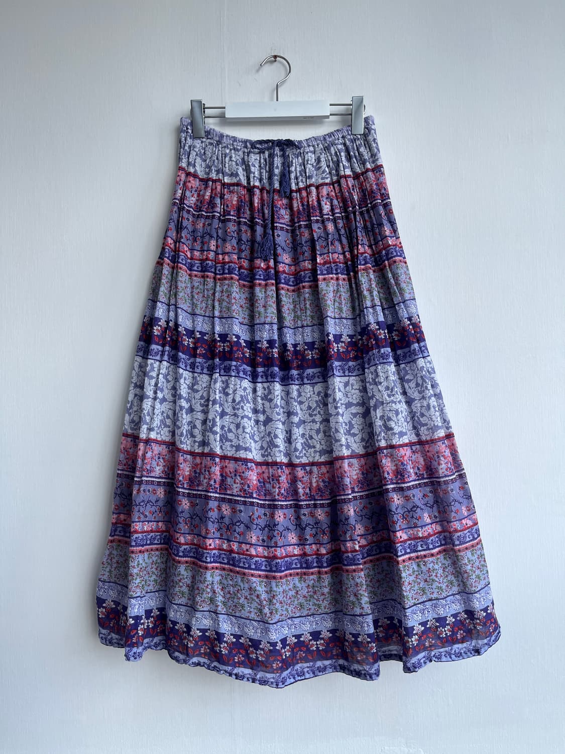 Shuca 패턴 롱 스커트 상품이미지1