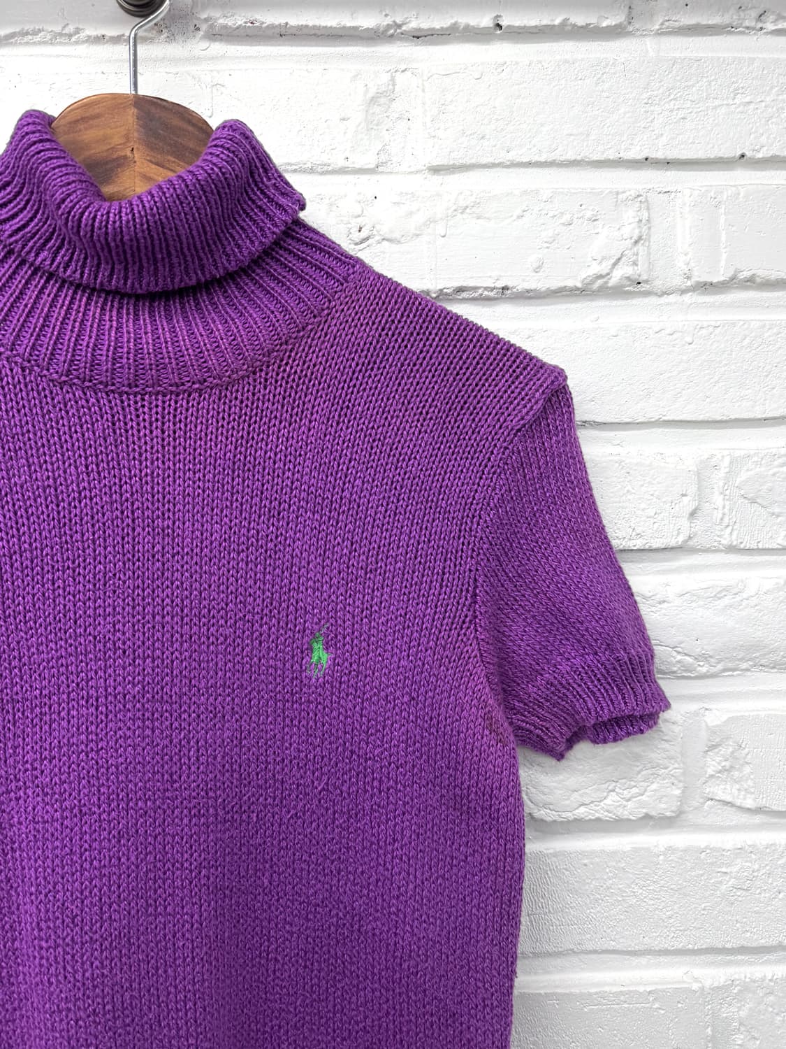 랄프로렌 골프 퍼플 목폴라 반팔니트 상품이미지4
