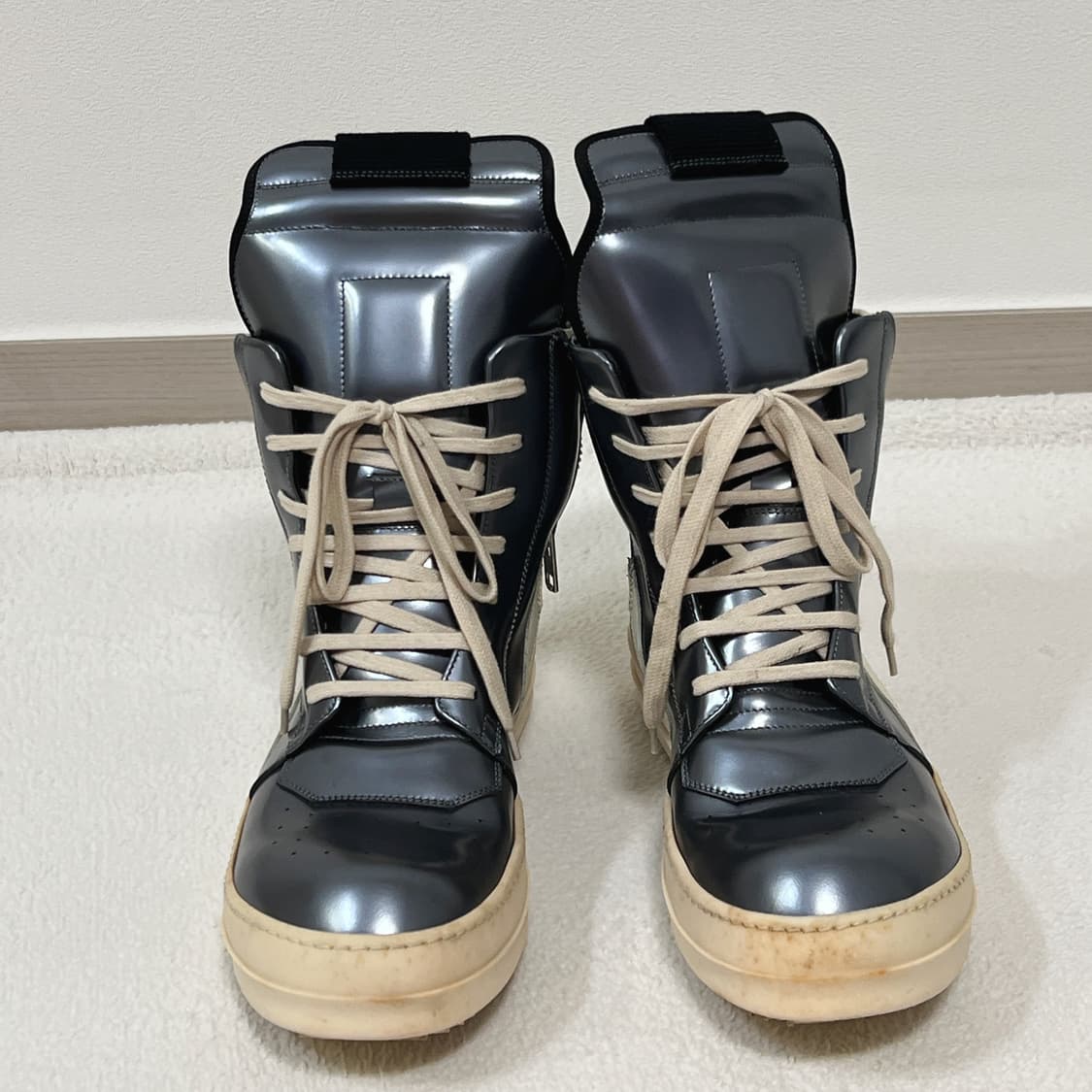 릭오웬스 15SS 지오바스켓 더티 실버 밀크 LZP 상품이미지4